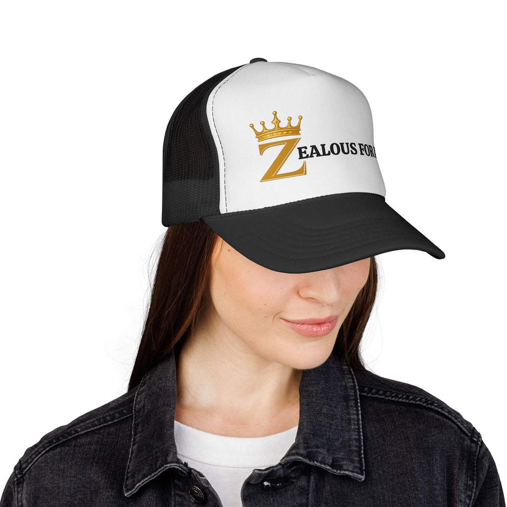 Zealous For All Trucker Caps Printify