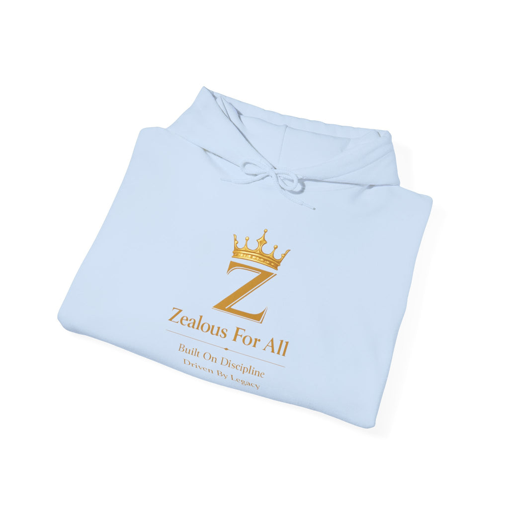 Zealous For All Hoodie — Gold Logo - Zealous For All