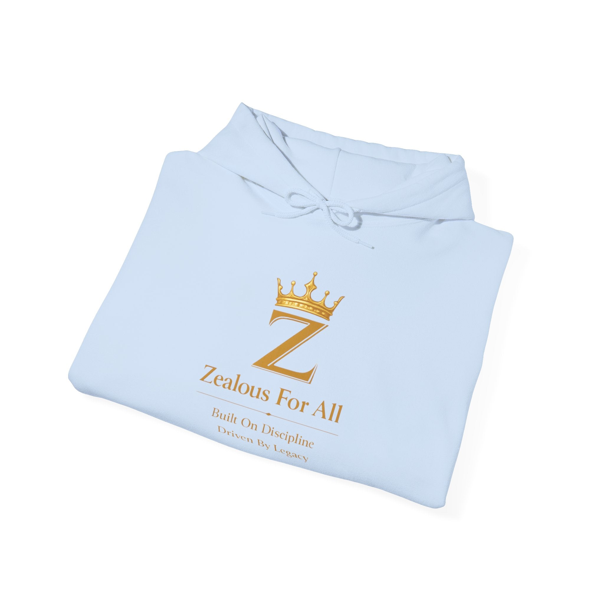Zealous For All Hoodie — Gold Logo - Zealous For All