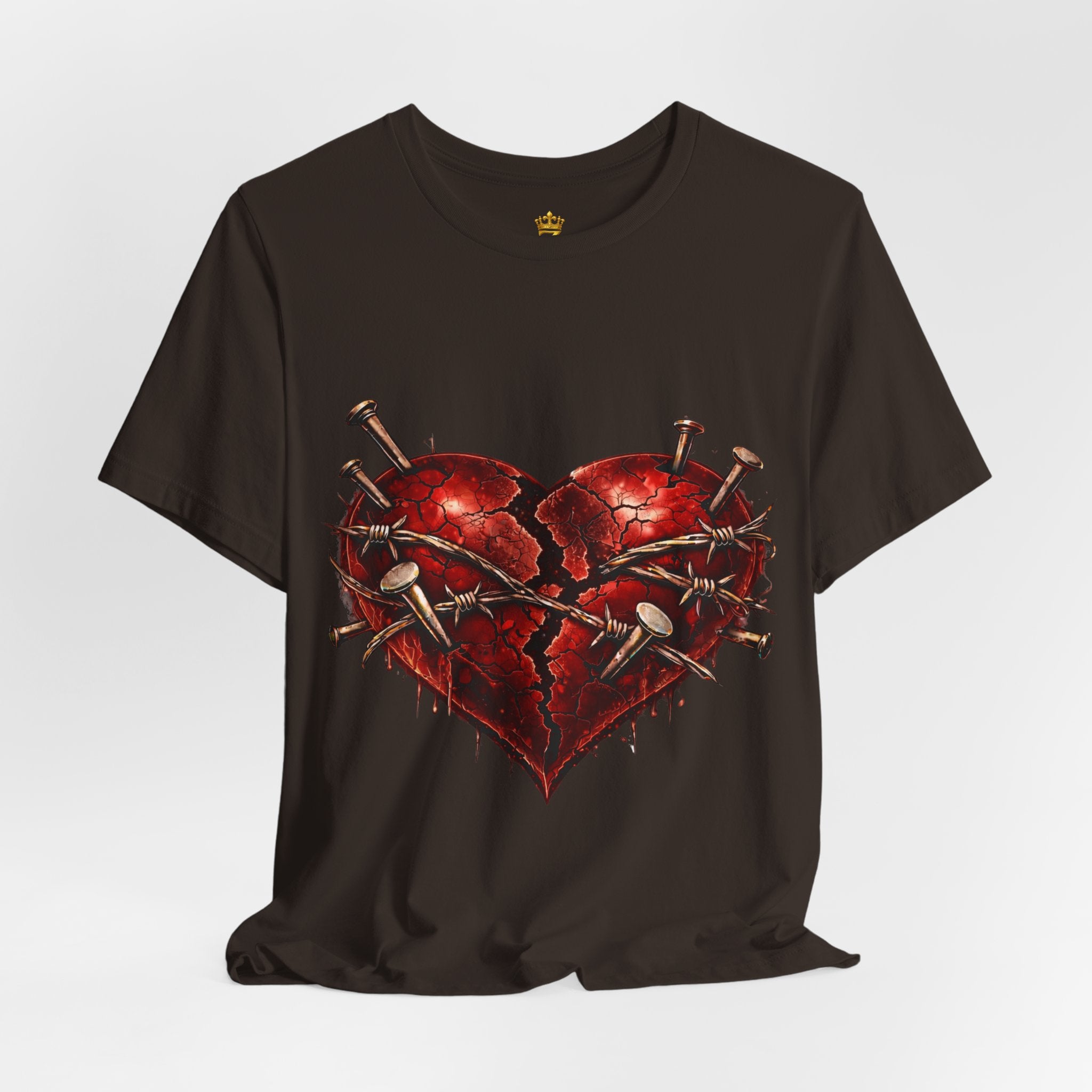 Red Heart T-Shirt (Discipline Over Emotions)