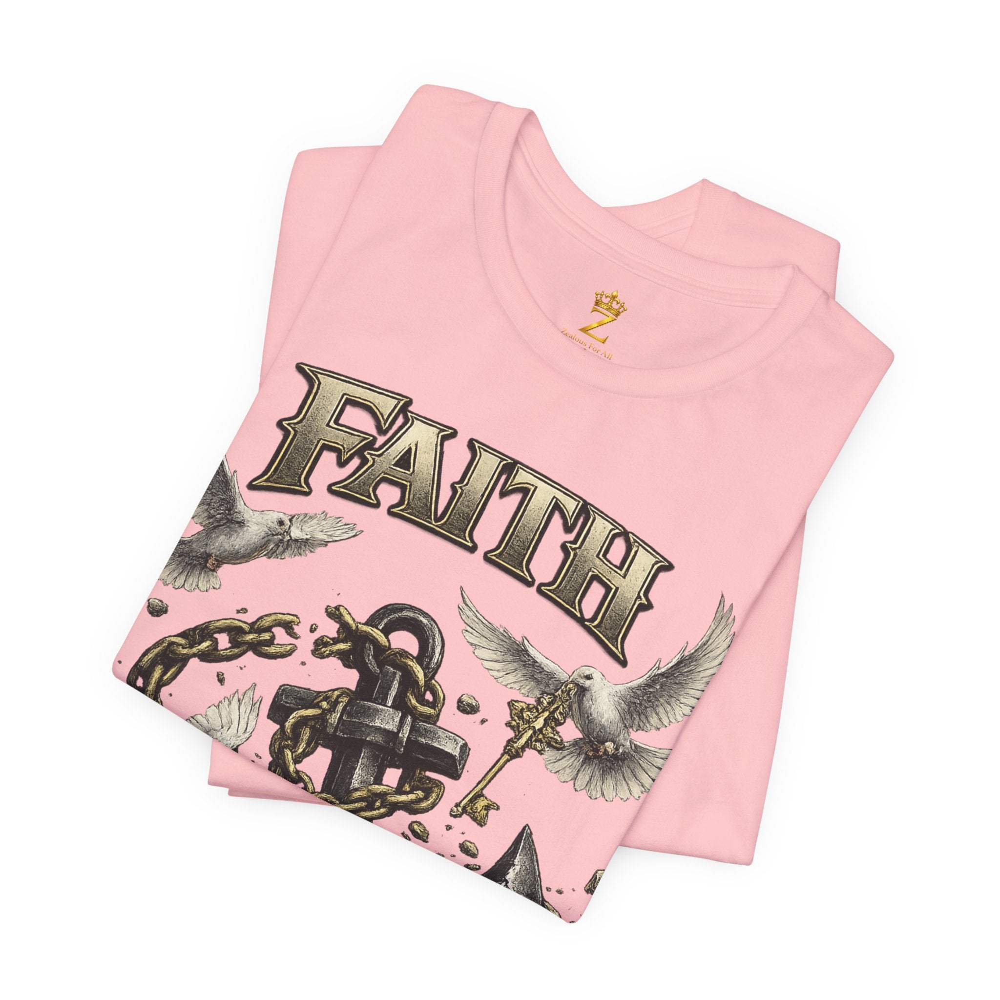 Faith Prevails T‑Shirt (Black Anchor) Printify