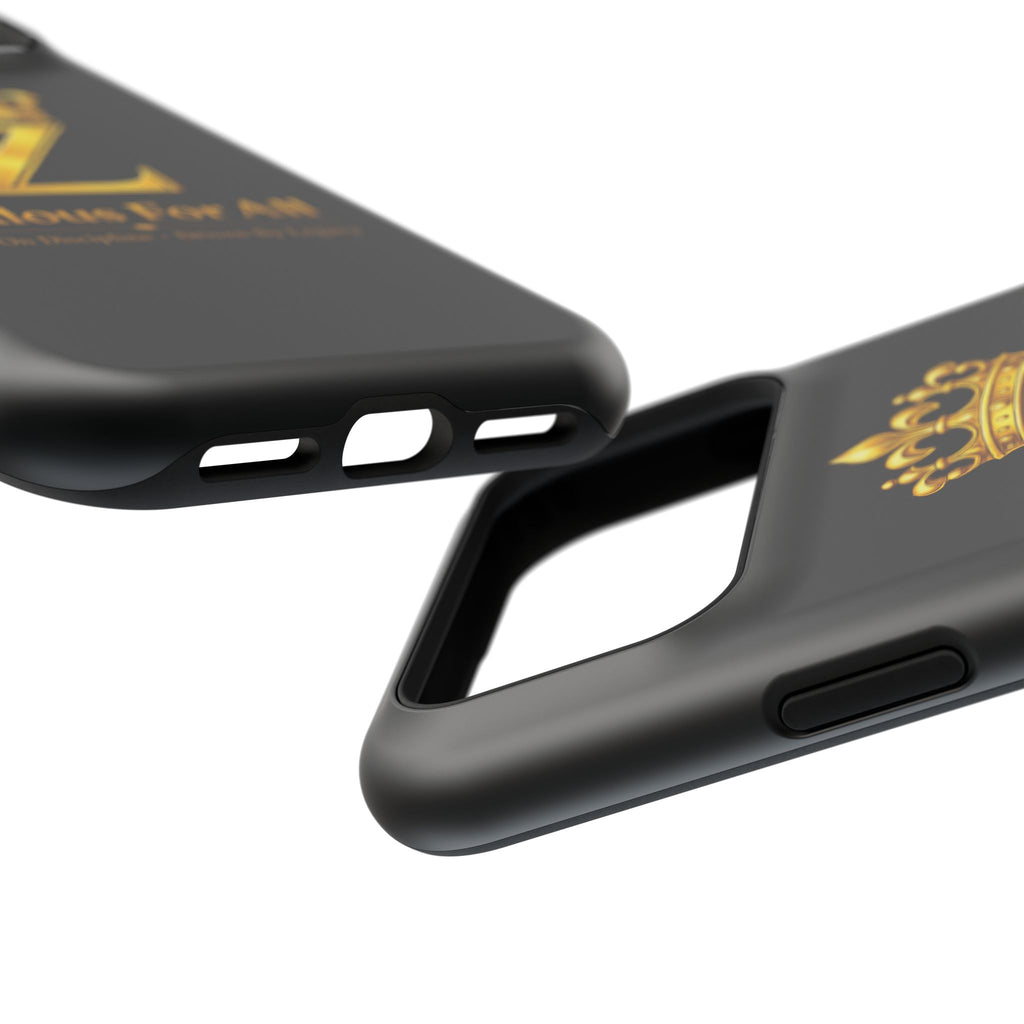 ZFA Phone Case  — "Zealous For All" Gold Crown Impact-Resistant Case Printify