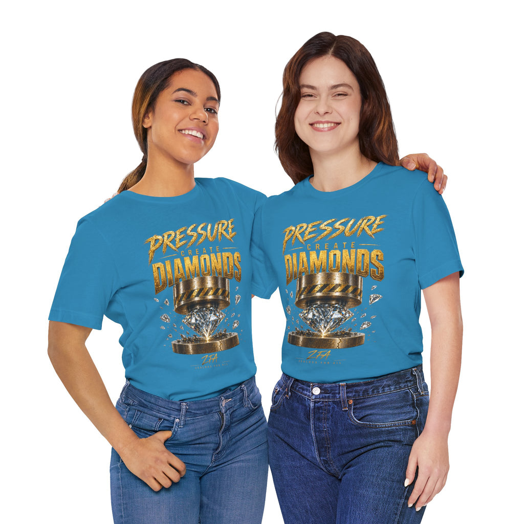 Pressure Create Diamonds T-Shirt — Motivational Graphic Tee