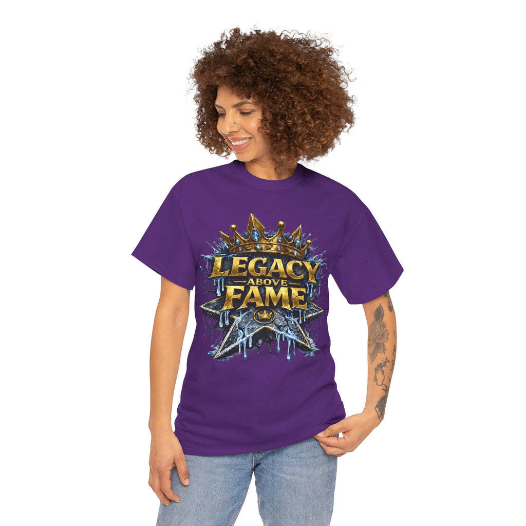 Adult Legacy Above Fame Graphic T-Shirt (Icy Blue Drip) - Zealous For All