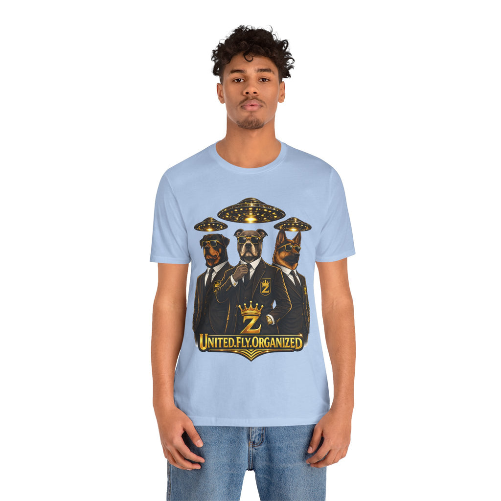 COMING SOON... United. Fly. Organized. Graphic Tee (Gold) Printify