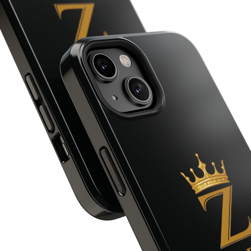 Phone Case — "Zealous For All" Gold Crown Impact-Resistant Case Printify