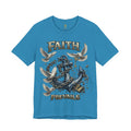 Faith Prevails T‑Shirt (Blue Anchor) Printify