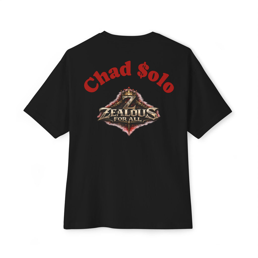 CEO CHAD EDITION *Oversized* Discipline Over Emotions Graphic Tee (Red Heart) Printify