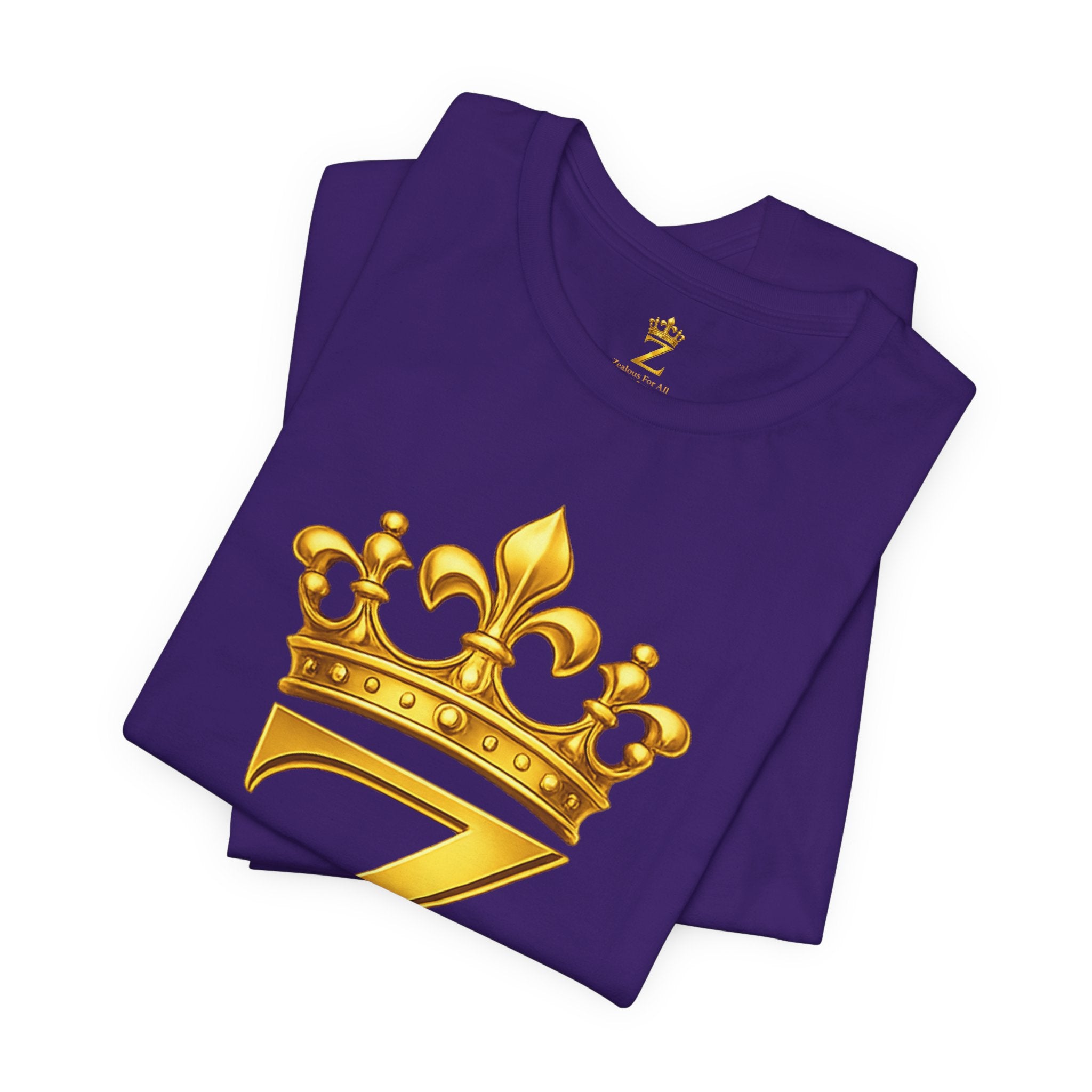 Unisex "Z" T-Shirt (Gold Logo) Printify
