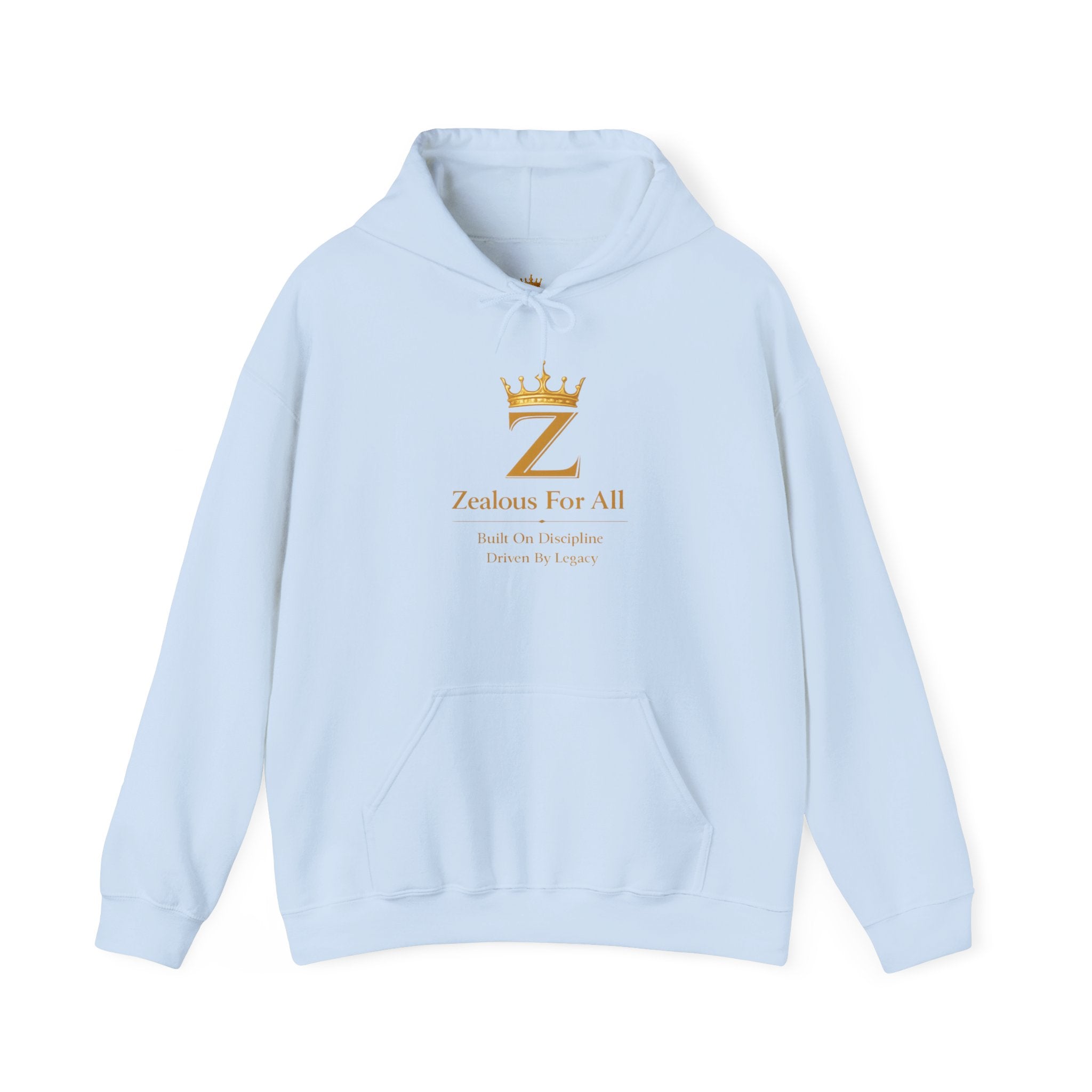 Zealous For All Hoodie — Gold Logo - Zealous For All