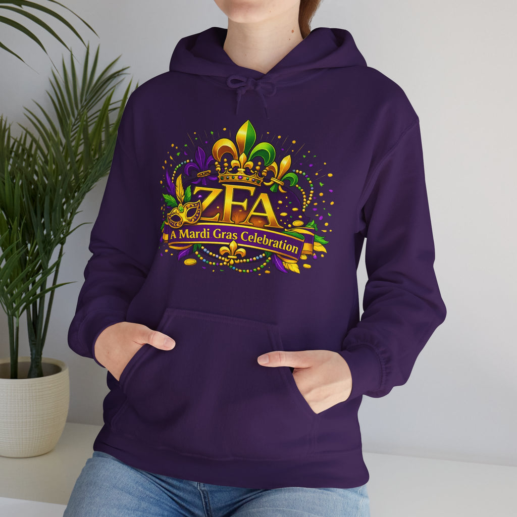 COMING WINTER... ZFA Mardi Gras Celebration Hoodie — Mardi Gras Edition Printify