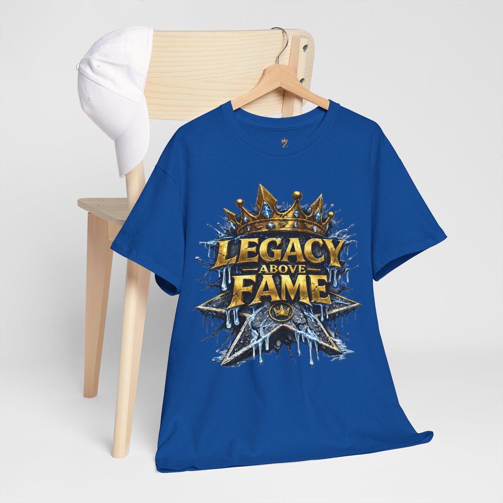 Adult Legacy Above Fame Graphic T-Shirt (Icy Blue Drip) - Zealous For All