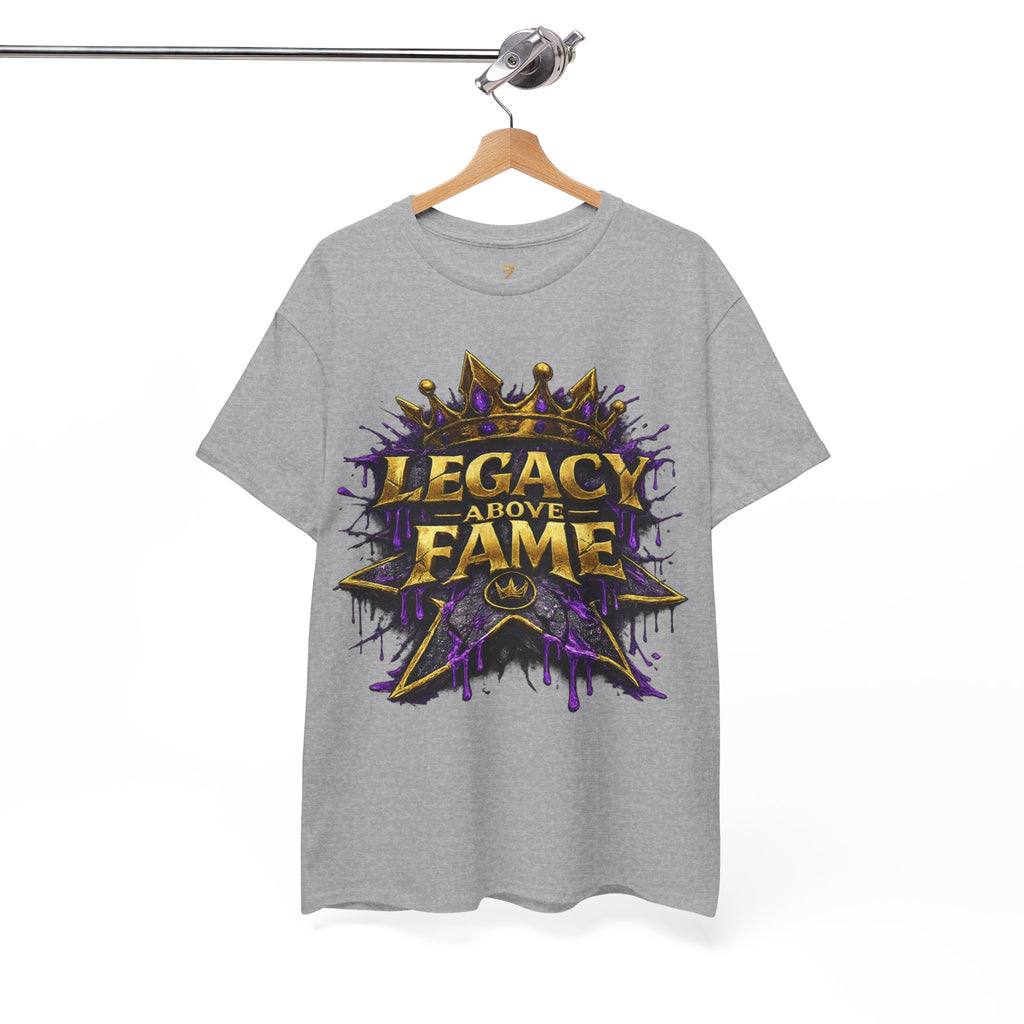 Adult Legacy Above Fame Graphic T-Shirt (Purple Drip) - Zealous For All
