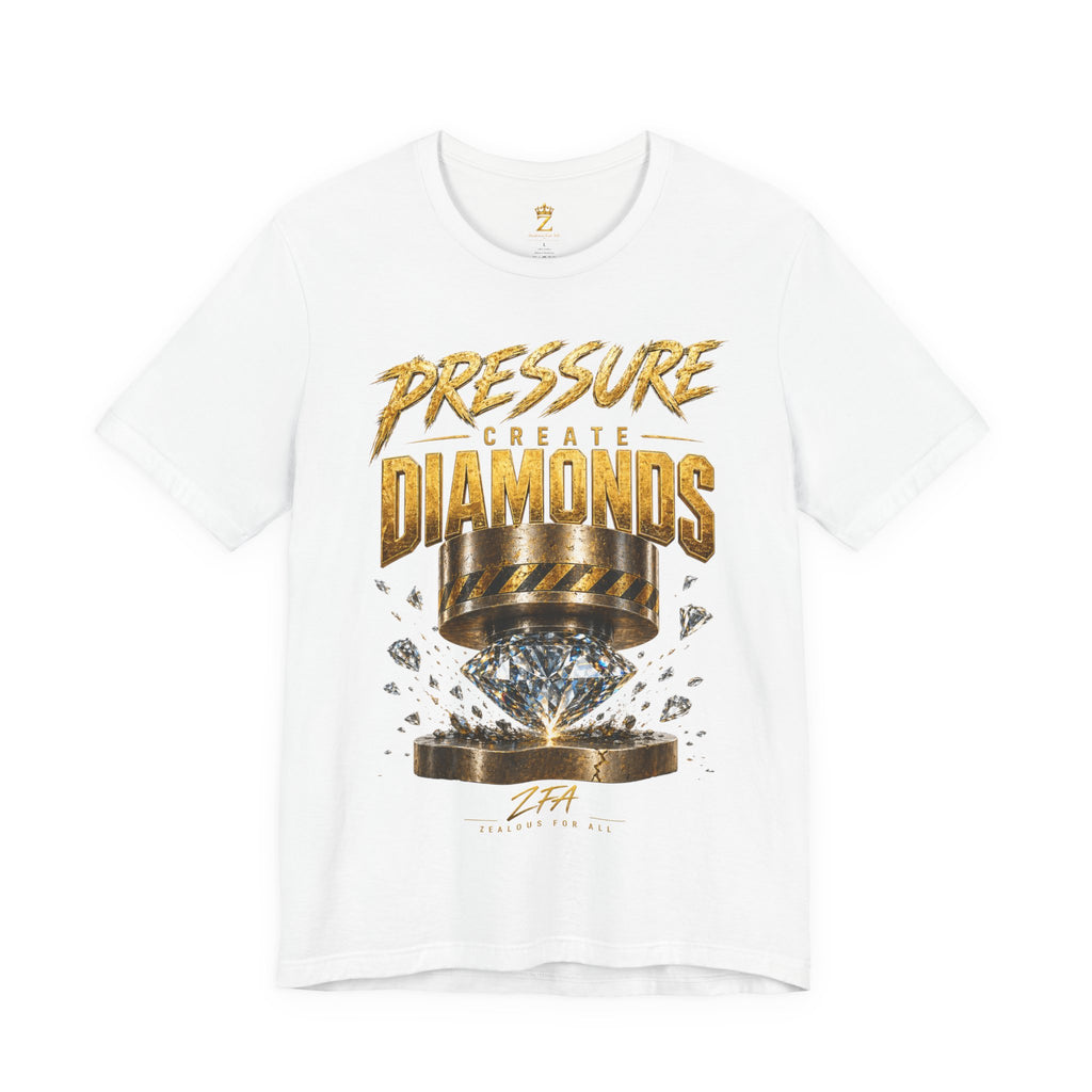 Pressure Create Diamonds T-Shirt — Motivational Graphic Tee