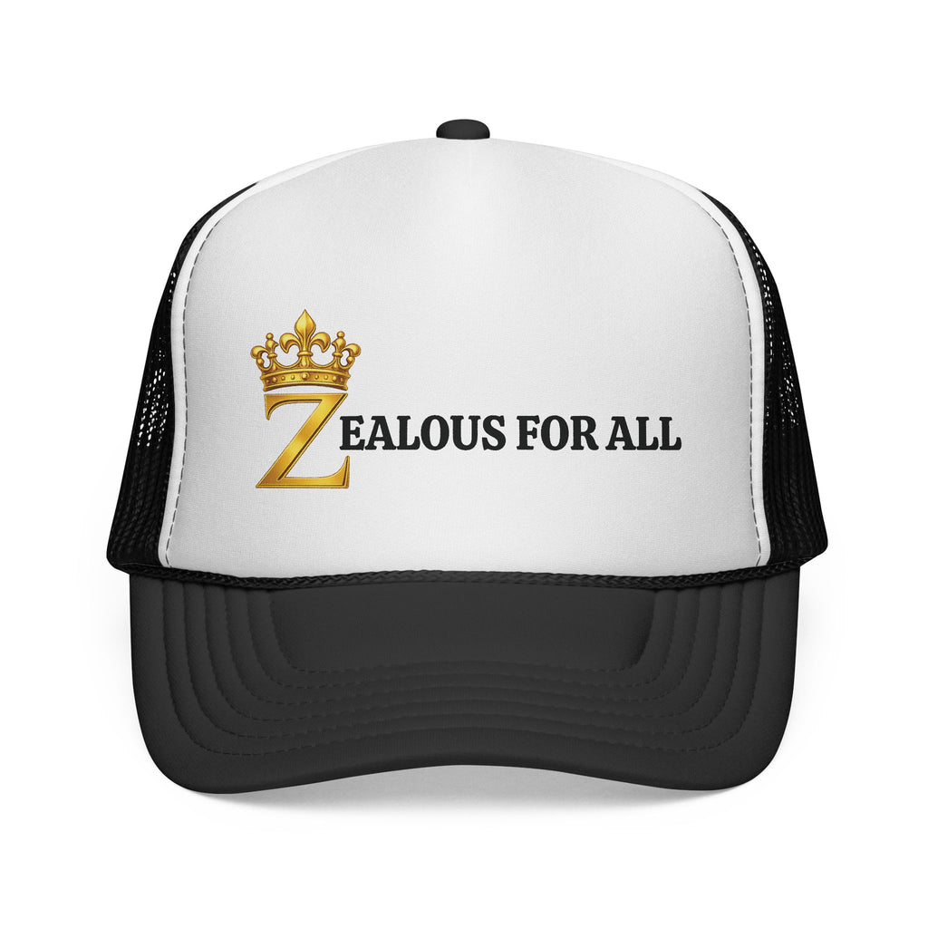 Zealous For All Trucker Caps Printify