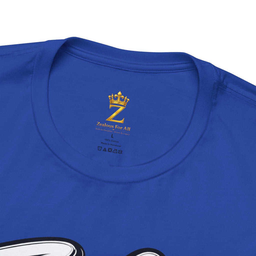Zealous For All Graphic T-Shirt (White Logo) Printify