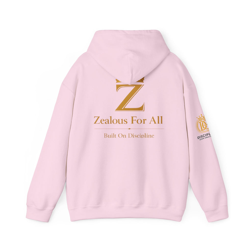 Zealous For All Crown Z Hoodie — Premium White Logo Sweatshirt - Zealous For All
