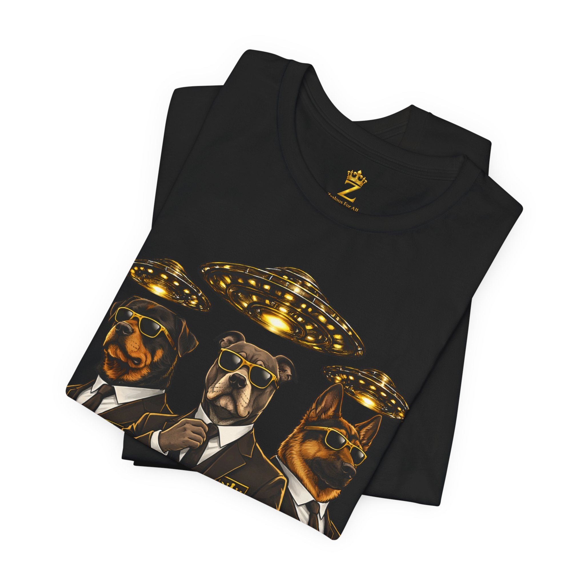 COMING SOON... United. Fly. Organized. Graphic Tee (Gold) Printify