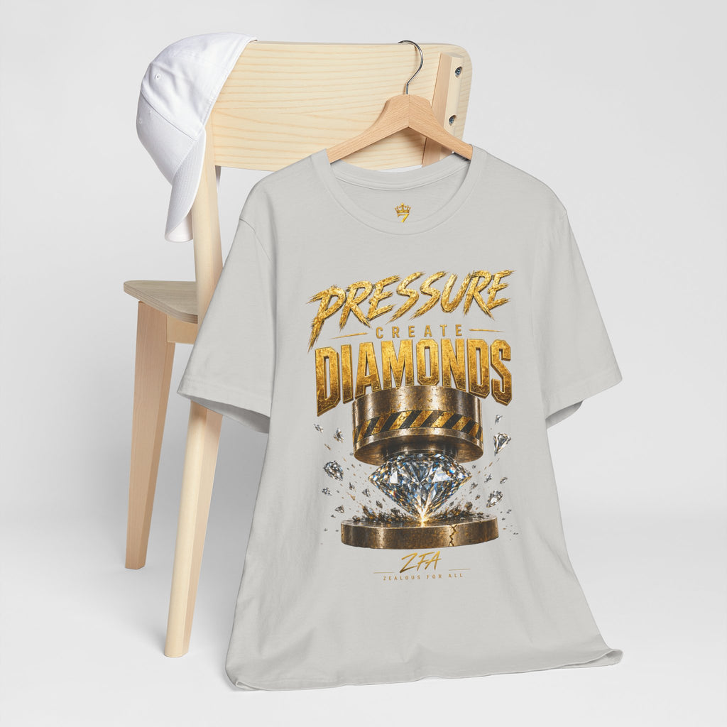 Pressure Create Diamonds T-Shirt — Motivational Graphic Tee