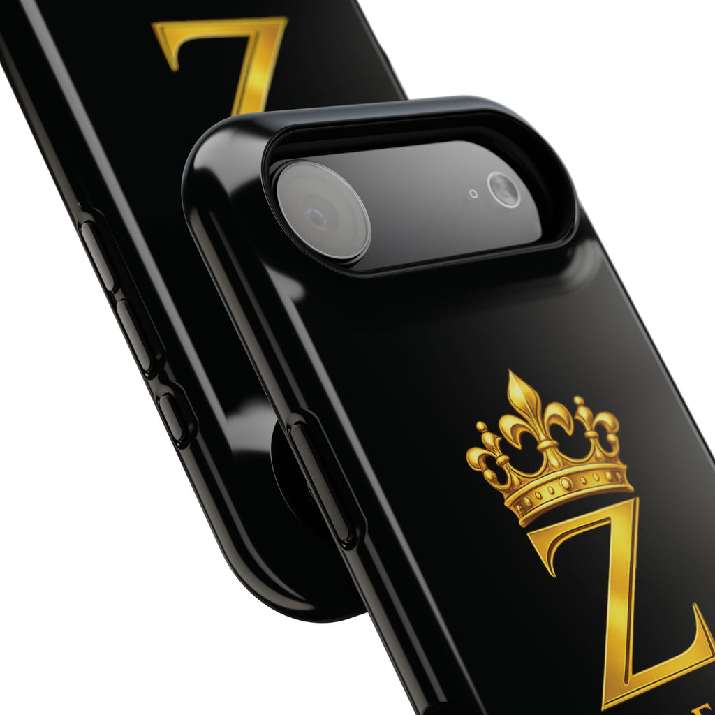 ZFA Phone Case  — "Zealous For All" Gold Crown Impact-Resistant Case Printify