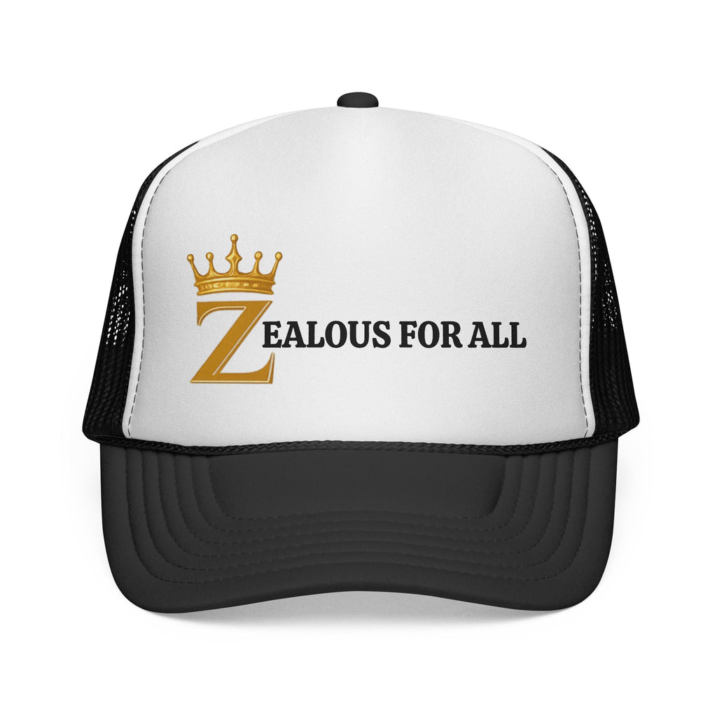 Zealous For All Trucker Caps Printify