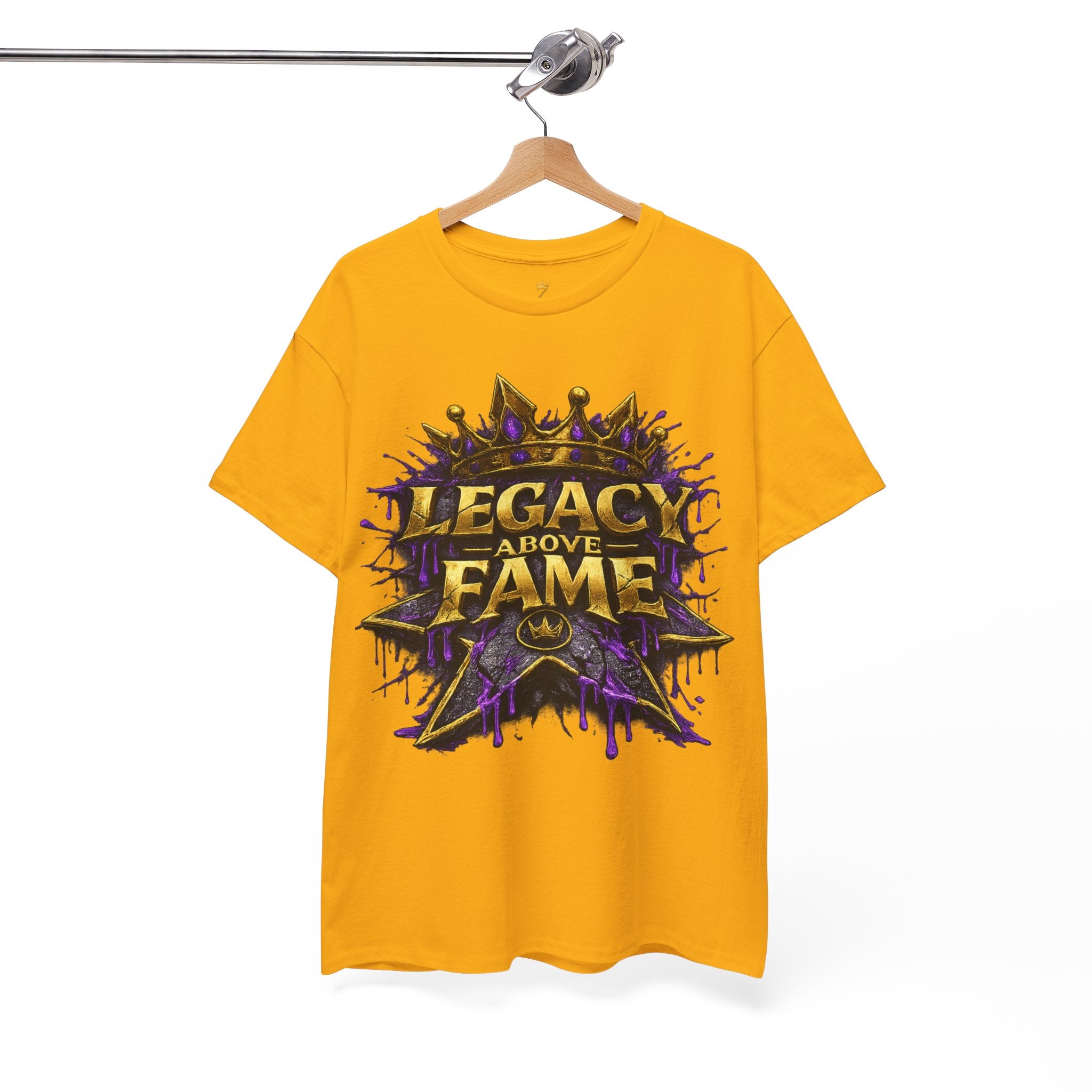 Adult Legacy Above Fame Graphic T-Shirt (Purple Drip) - Zealous For All