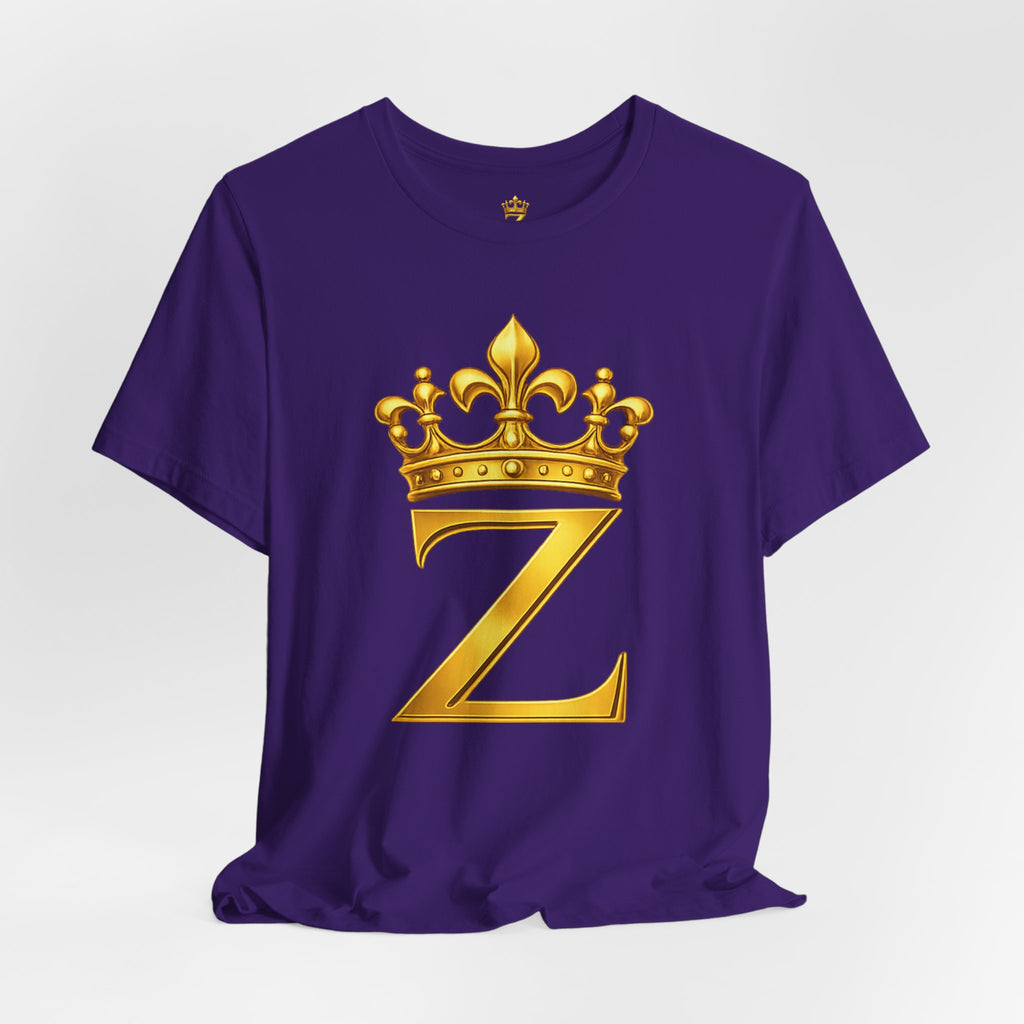 Unisex "Z" T-Shirt (Gold Logo) Printify