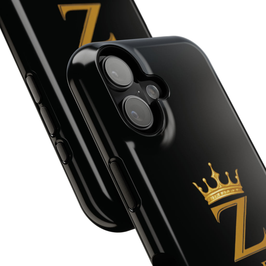 Phone Case — "Zealous For All" Gold Crown Impact-Resistant Case Printify