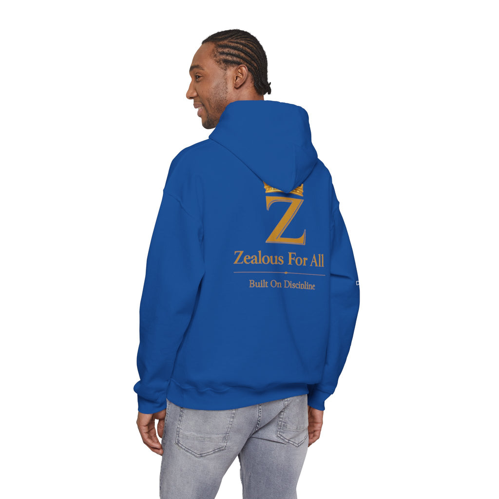 Zealous For All Crown Z Hoodie — Premium White Logo Sweatshirt - Zealous For All