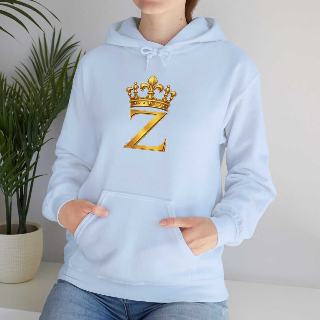 Zealous For All Hoodie — Gold Logo Printify