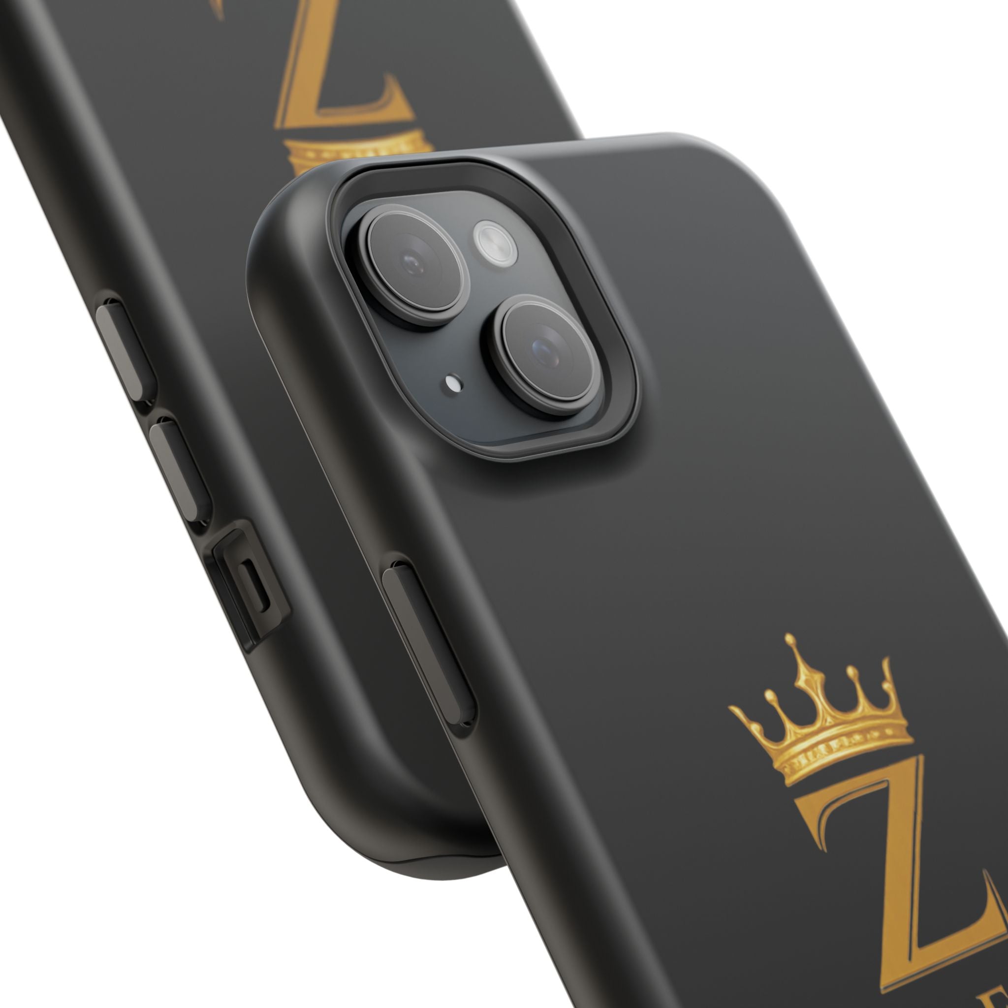 Phone Case — "Zealous For All" Gold Crown Impact-Resistant Case Printify
