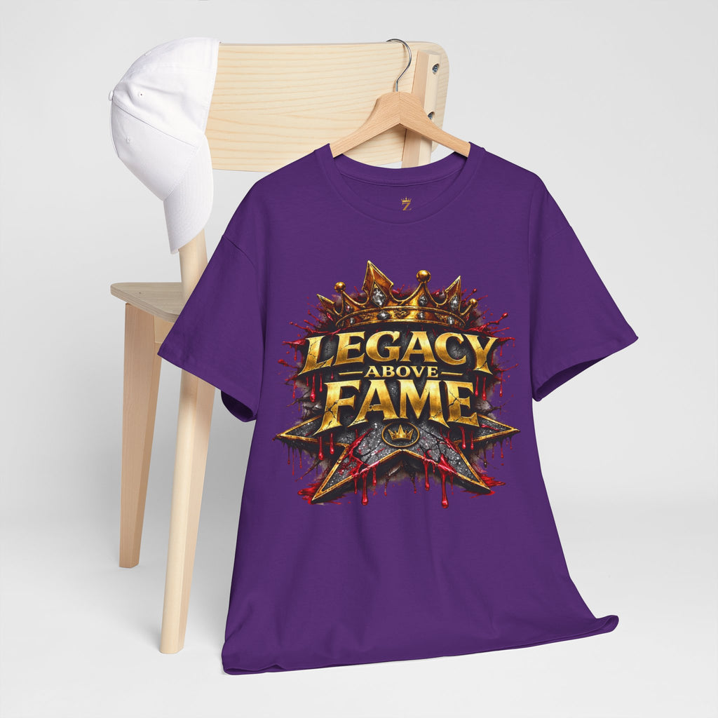 Adult Legacy Above Fame Graphic T-Shirt (Red Drip) - Zealous For All