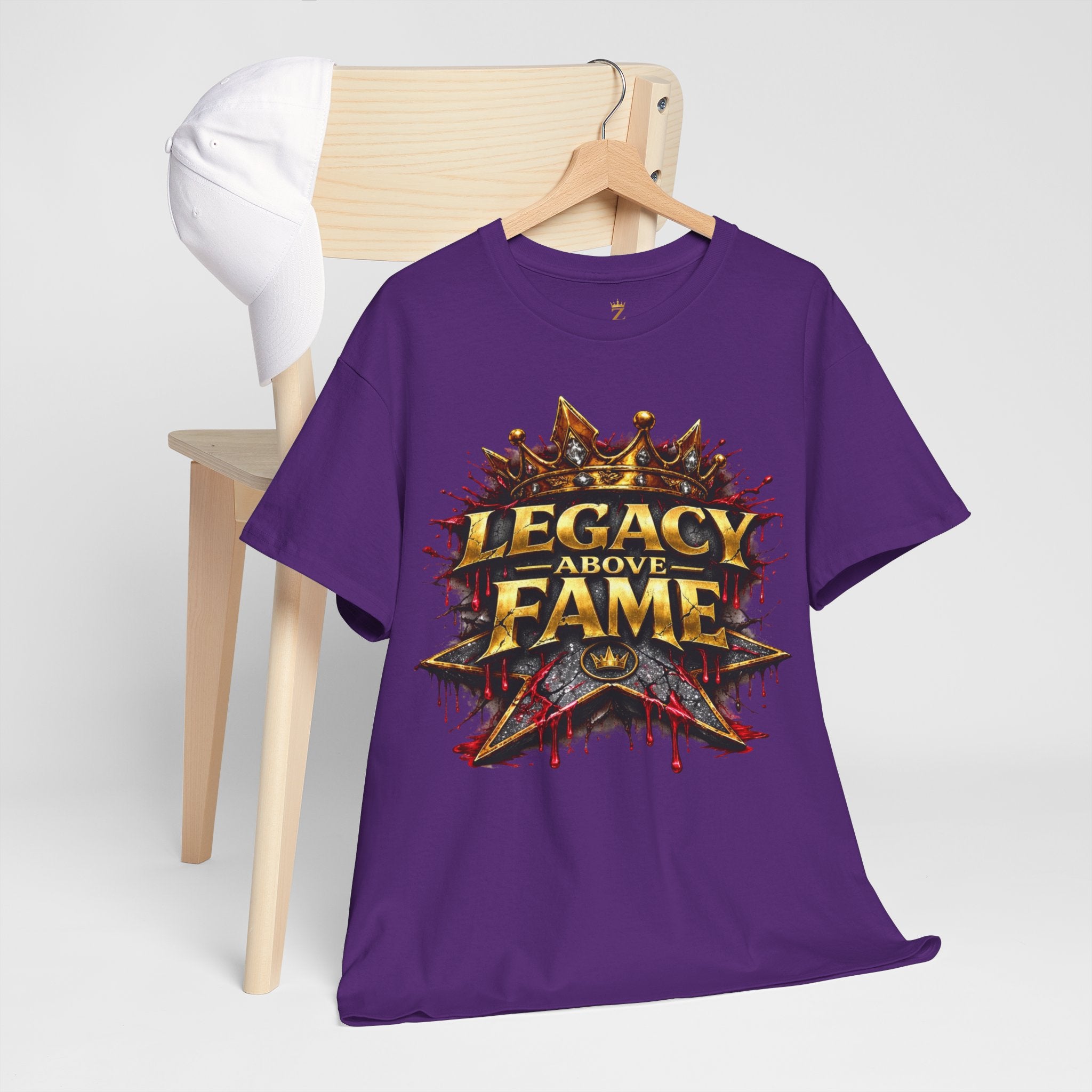 Adult Legacy Above Fame Graphic T-Shirt (Red Drip) - Zealous For All