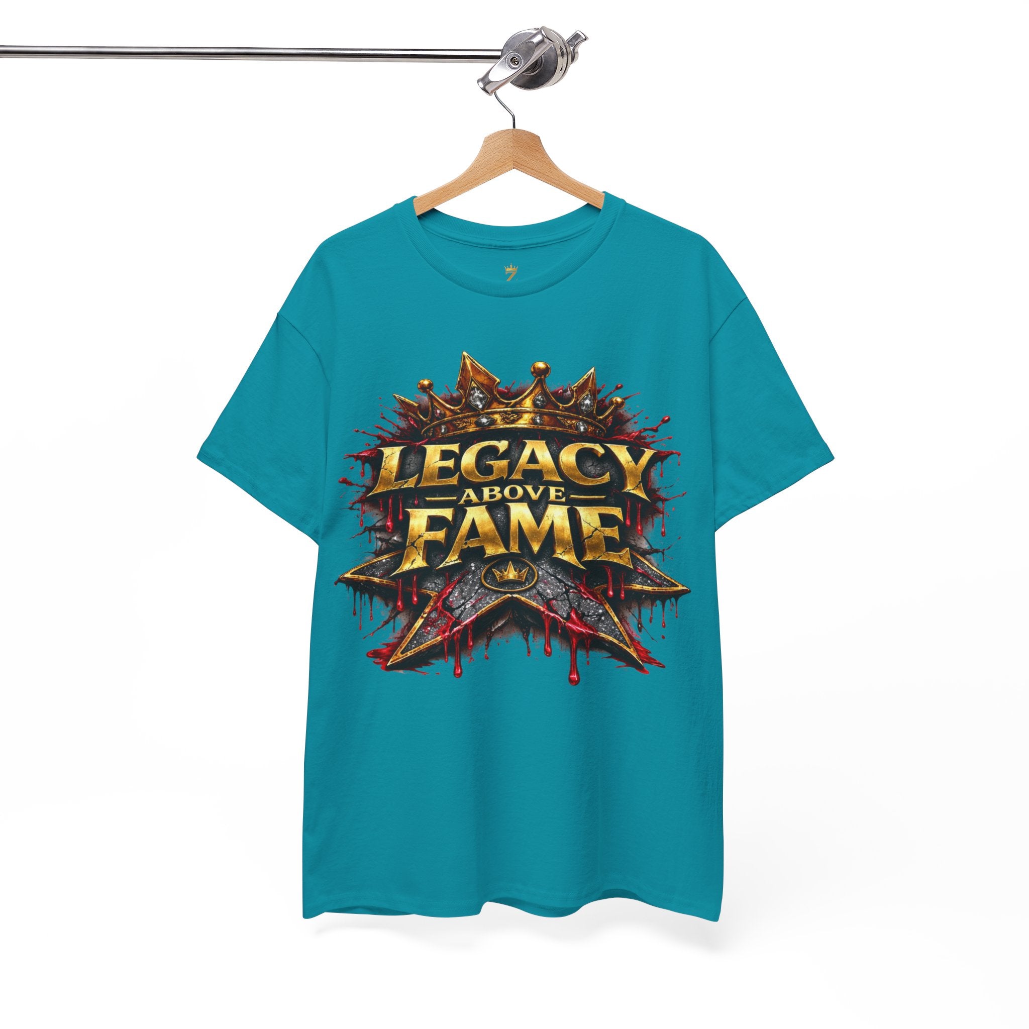 Adult Legacy Above Fame Graphic T-Shirt (Red Drip) - Zealous For All