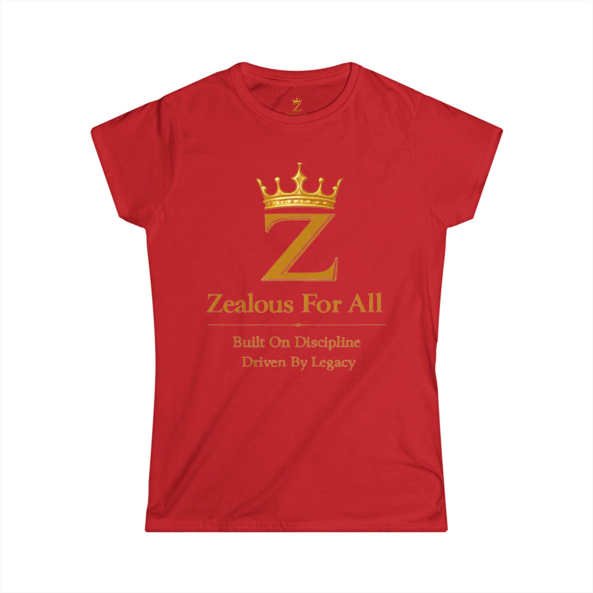 Women's Zealous For All (Gold Crown Shirt) Printify