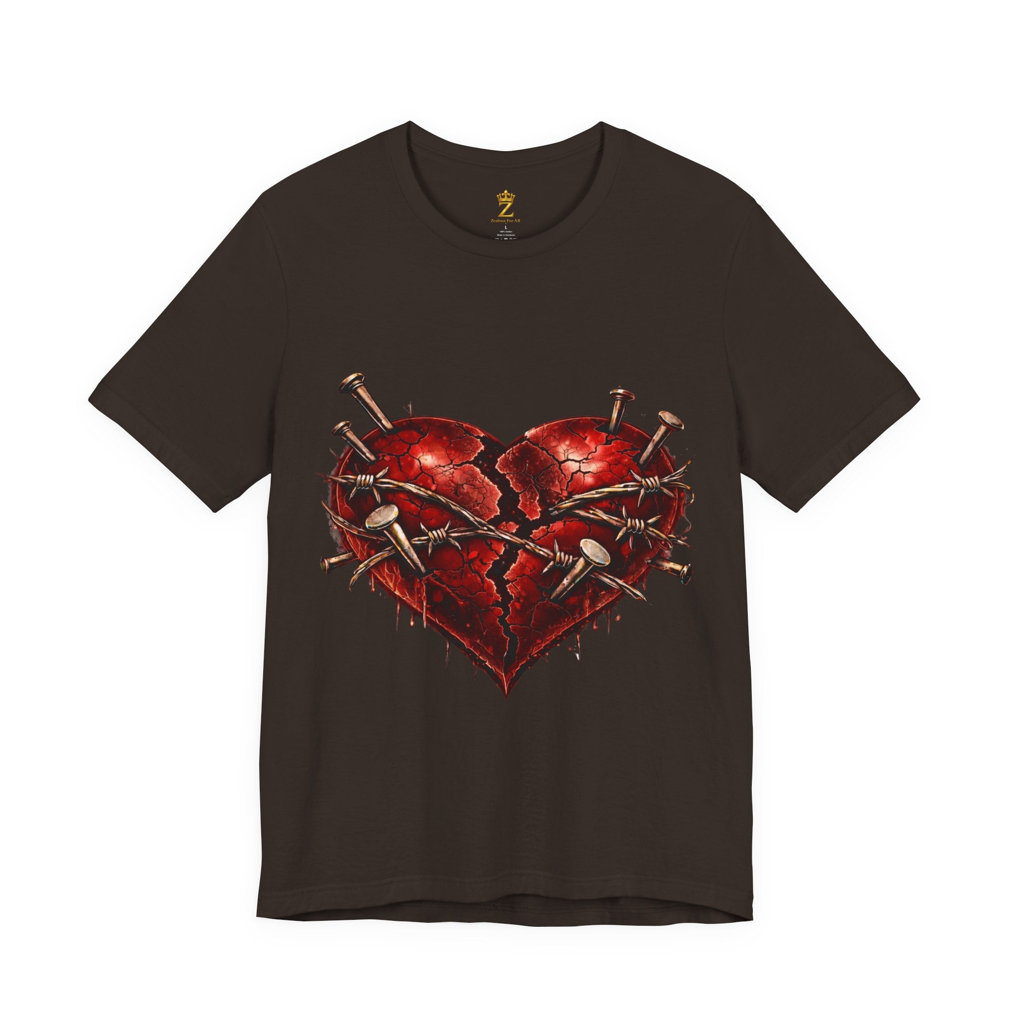 Red Heart T-Shirt (Discipline Over Emotions)