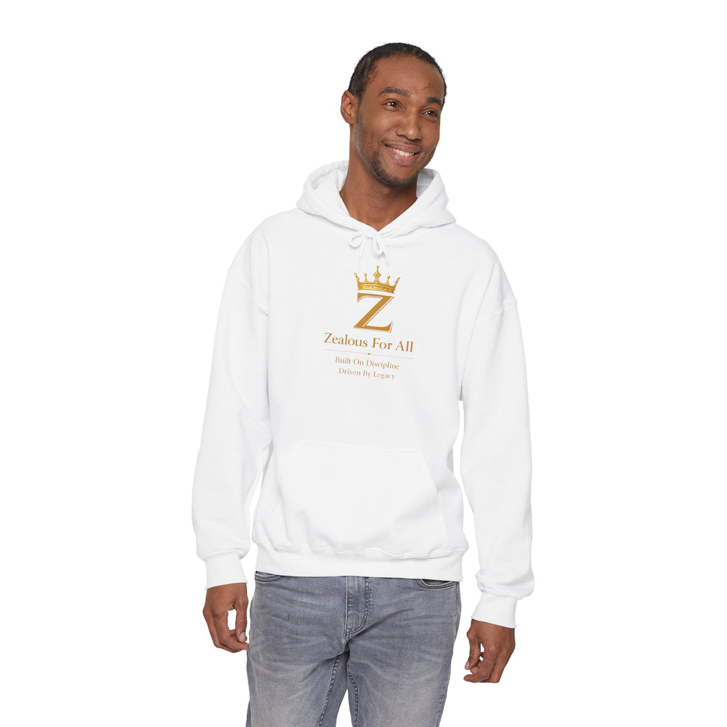 Zealous For All Hoodie — Gold Logo - Zealous For All