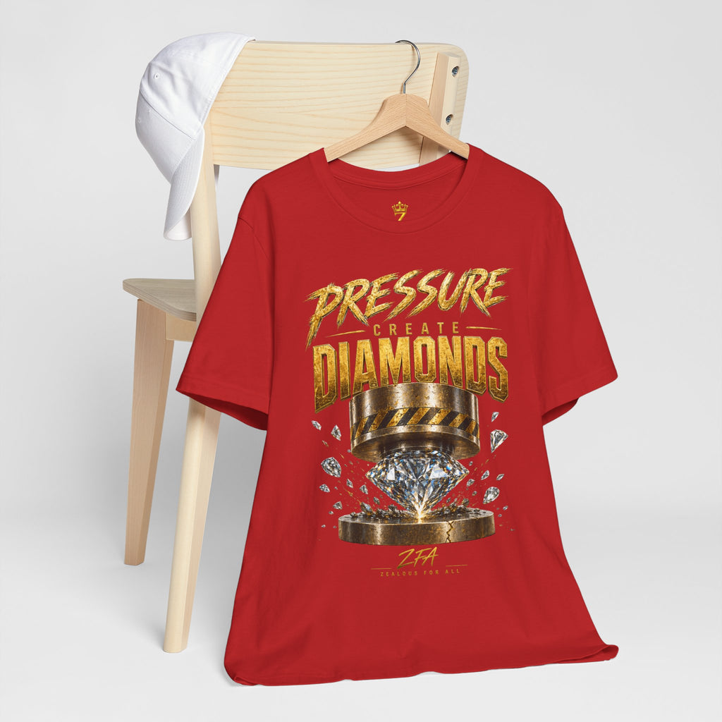 Pressure Create Diamonds T-Shirt — Motivational Graphic Tee