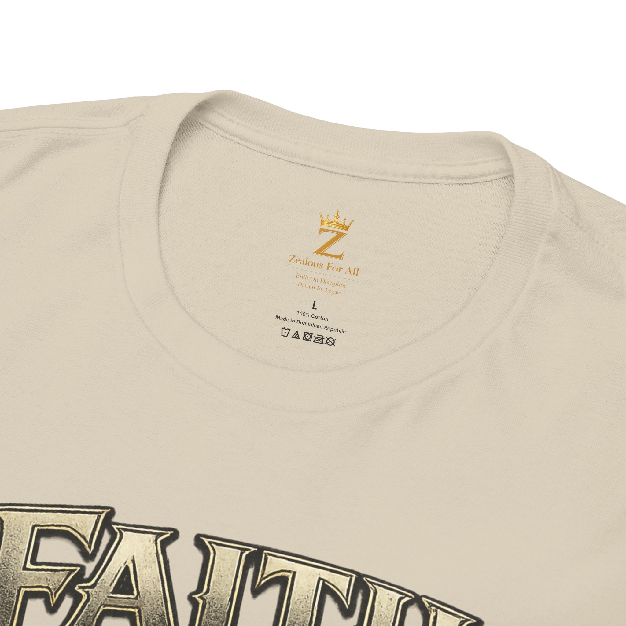 Adult Faith Prevails T‑Shirt (Black Anchor) Printify