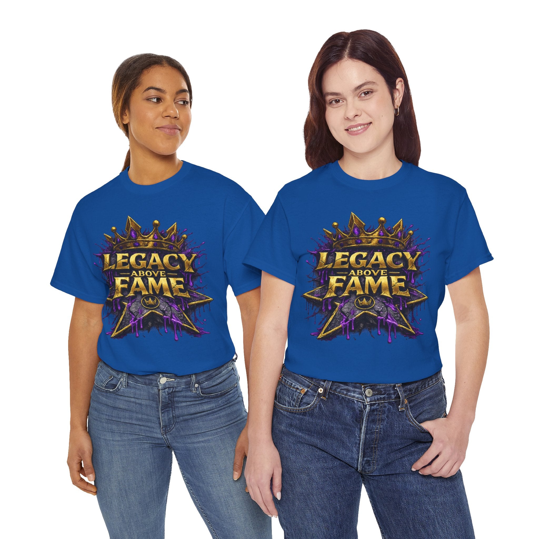Adult Legacy Above Fame Graphic T-Shirt (Purple Drip) - Zealous For All