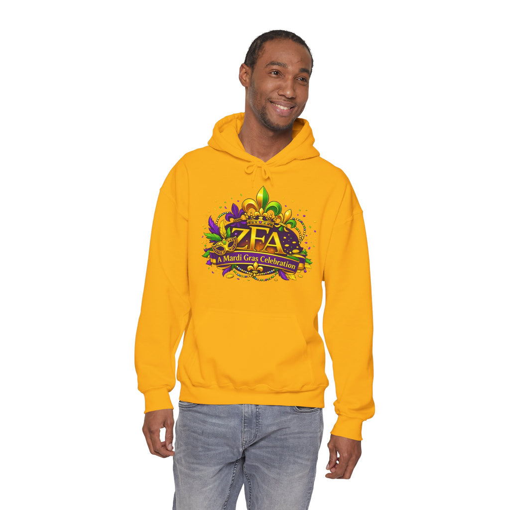 COMING WINTER... ZFA Mardi Gras Celebration Hoodie — Mardi Gras Edition Printify