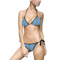 Z’s All Over Women's Bikini Swimsuit (Light Blue)