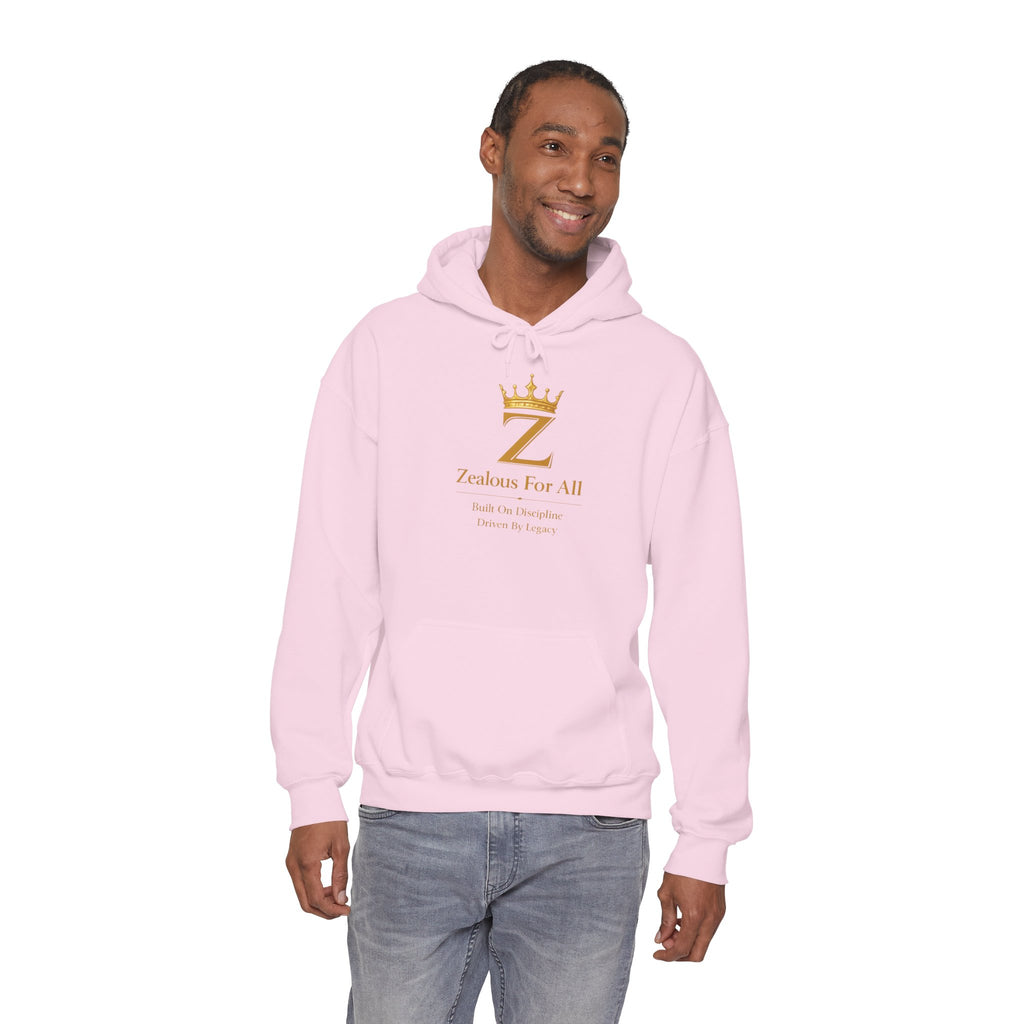 Zealous For All Hoodie — Gold Logo - Zealous For All