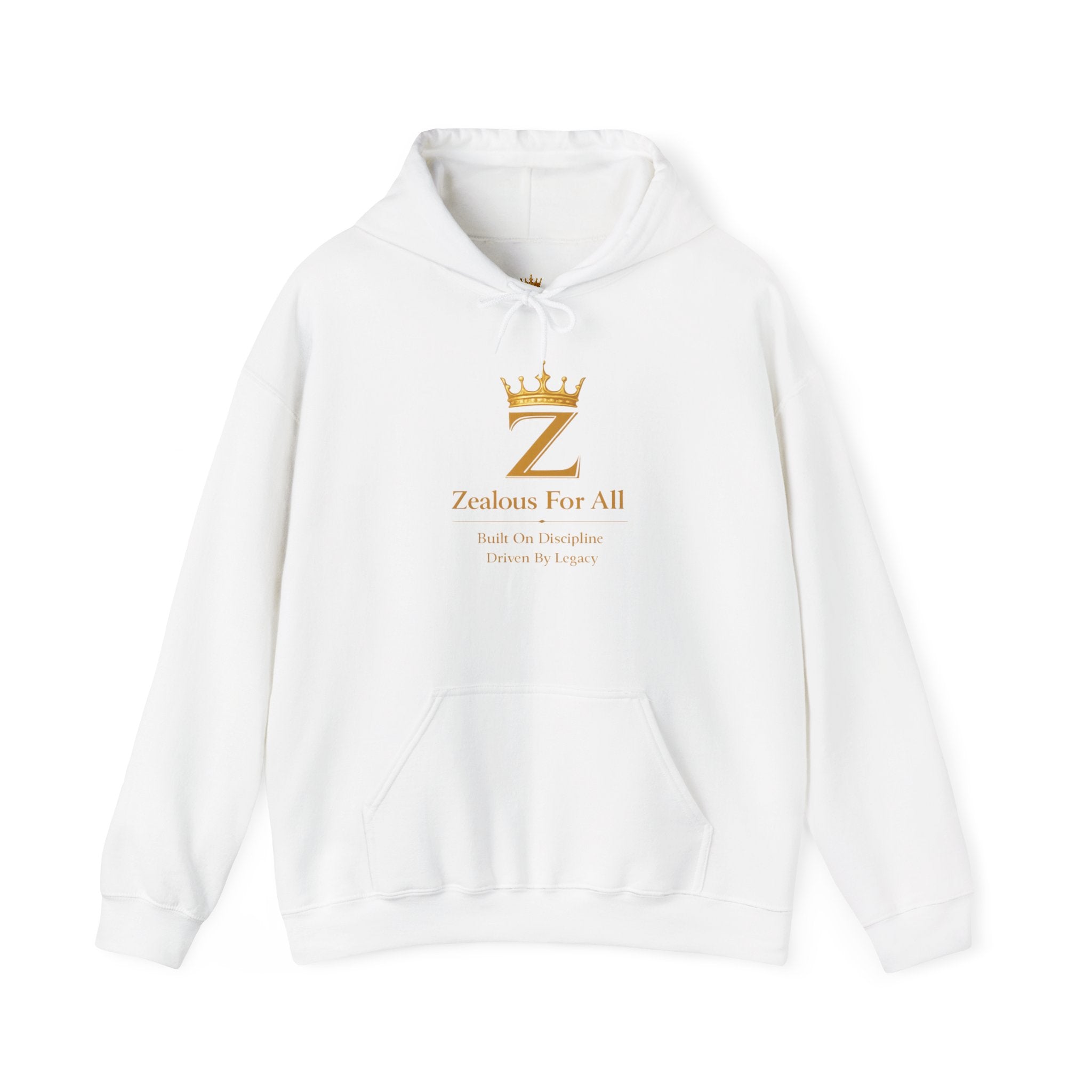 Zealous For All Hoodie — Gold Logo - Zealous For All