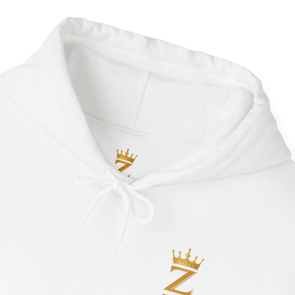 Zealous For All Crown Z Hoodie — Premium White Logo Sweatshirt - Zealous For All