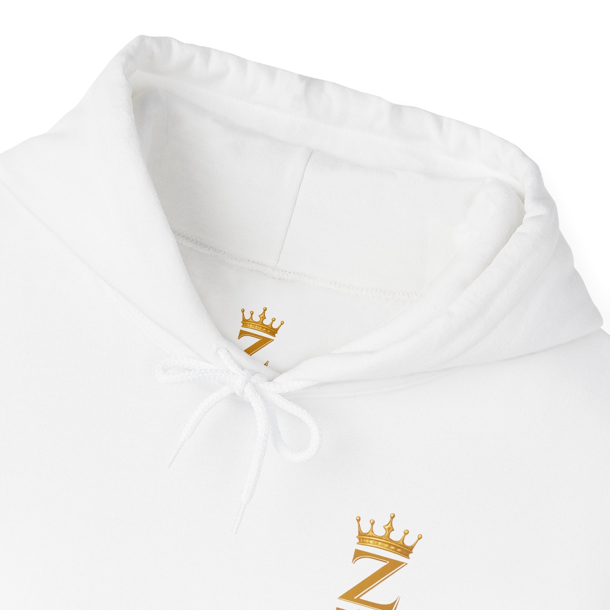 Zealous For All Crown Z Hoodie — Premium White Logo Sweatshirt - Zealous For All
