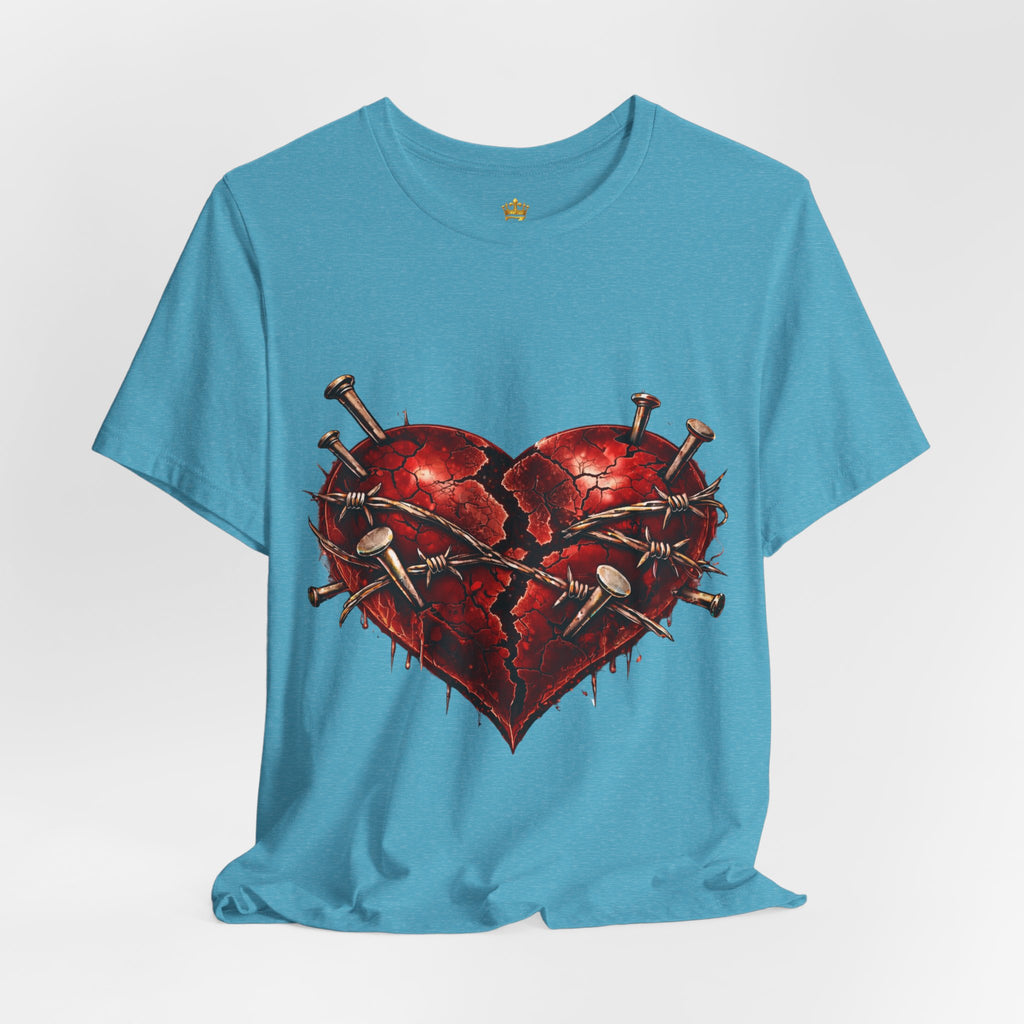 Red Heart T-Shirt (Discipline Over Emotions)