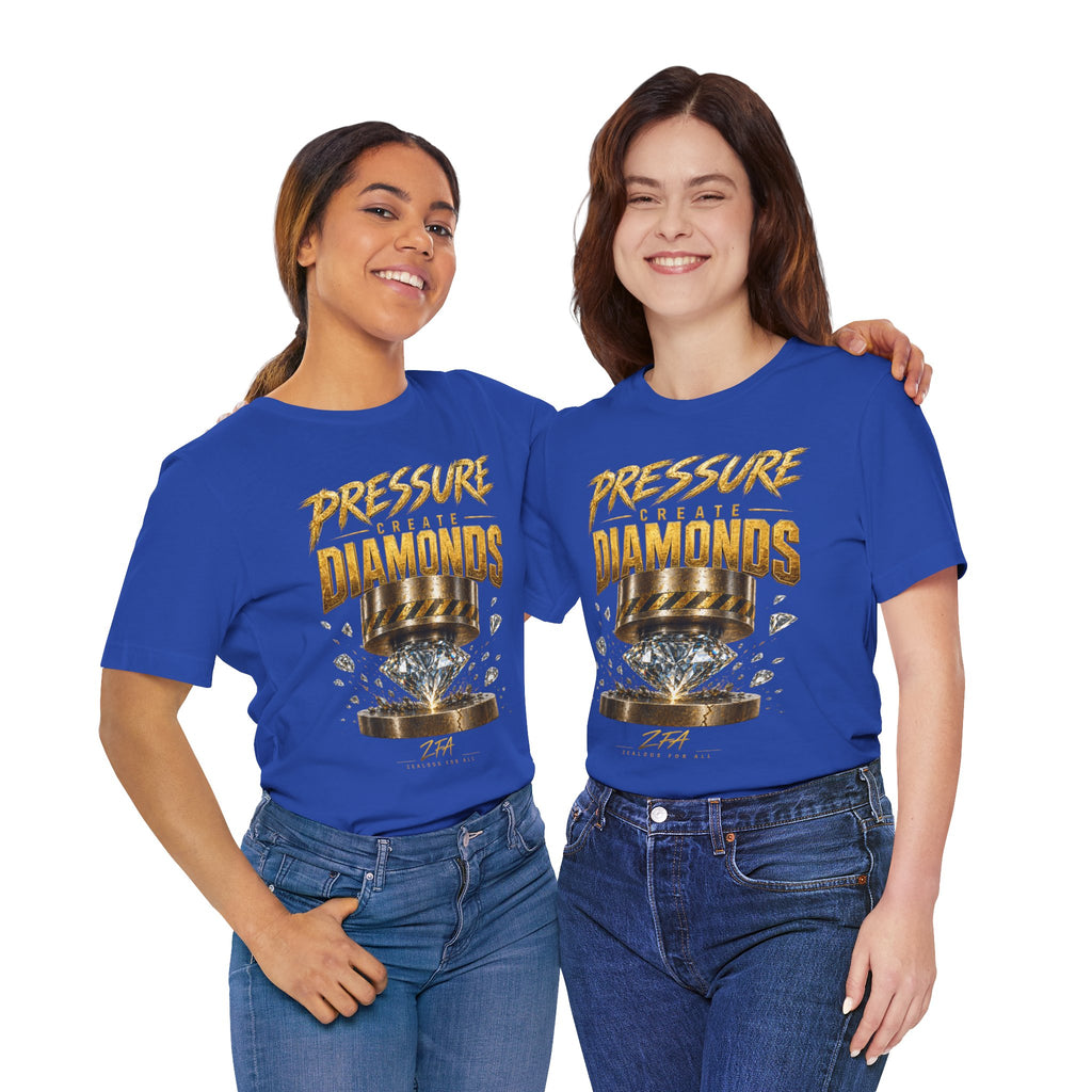 Pressure Create Diamonds T-Shirt — Motivational Graphic Tee