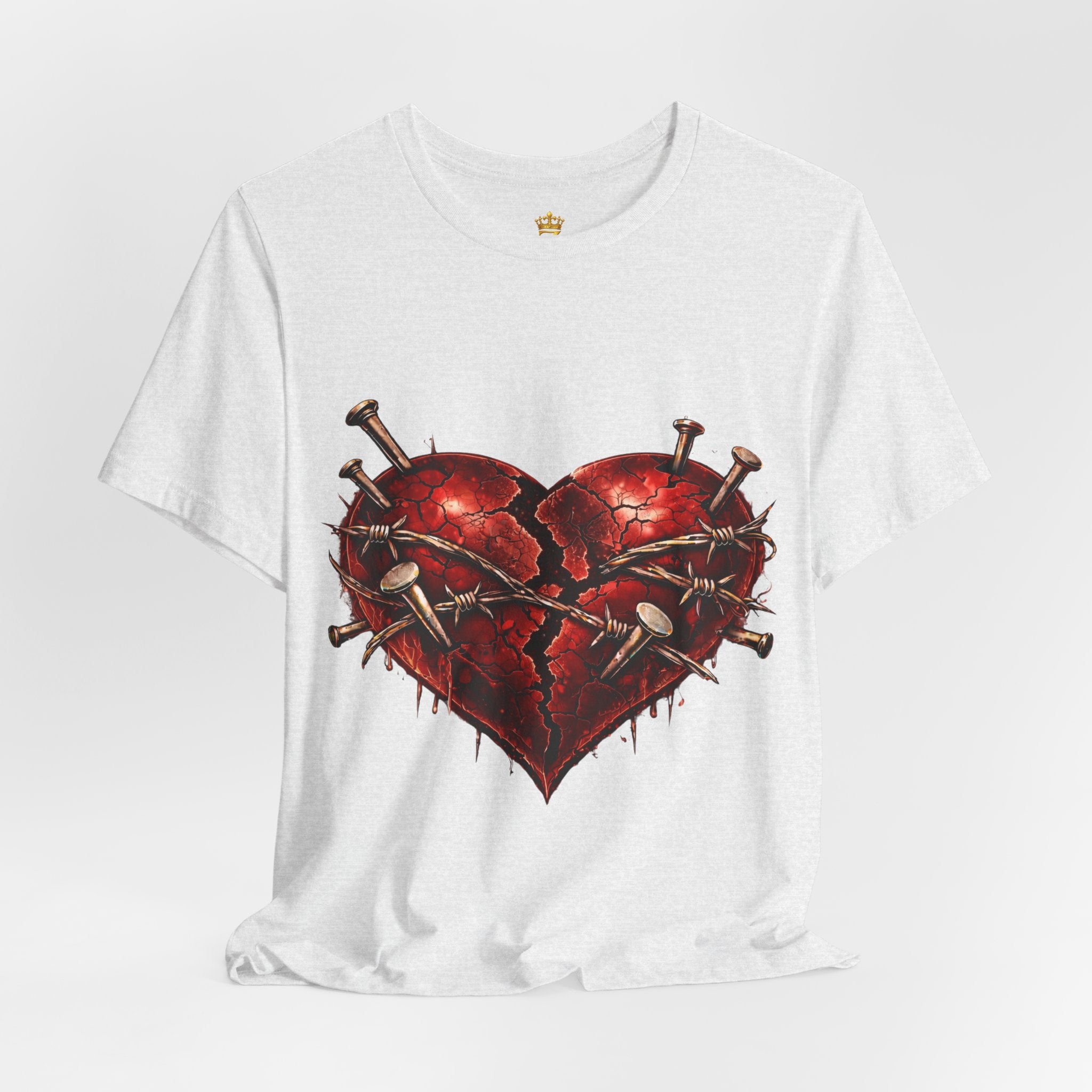 Red Heart T-Shirt (Discipline Over Emotions)
