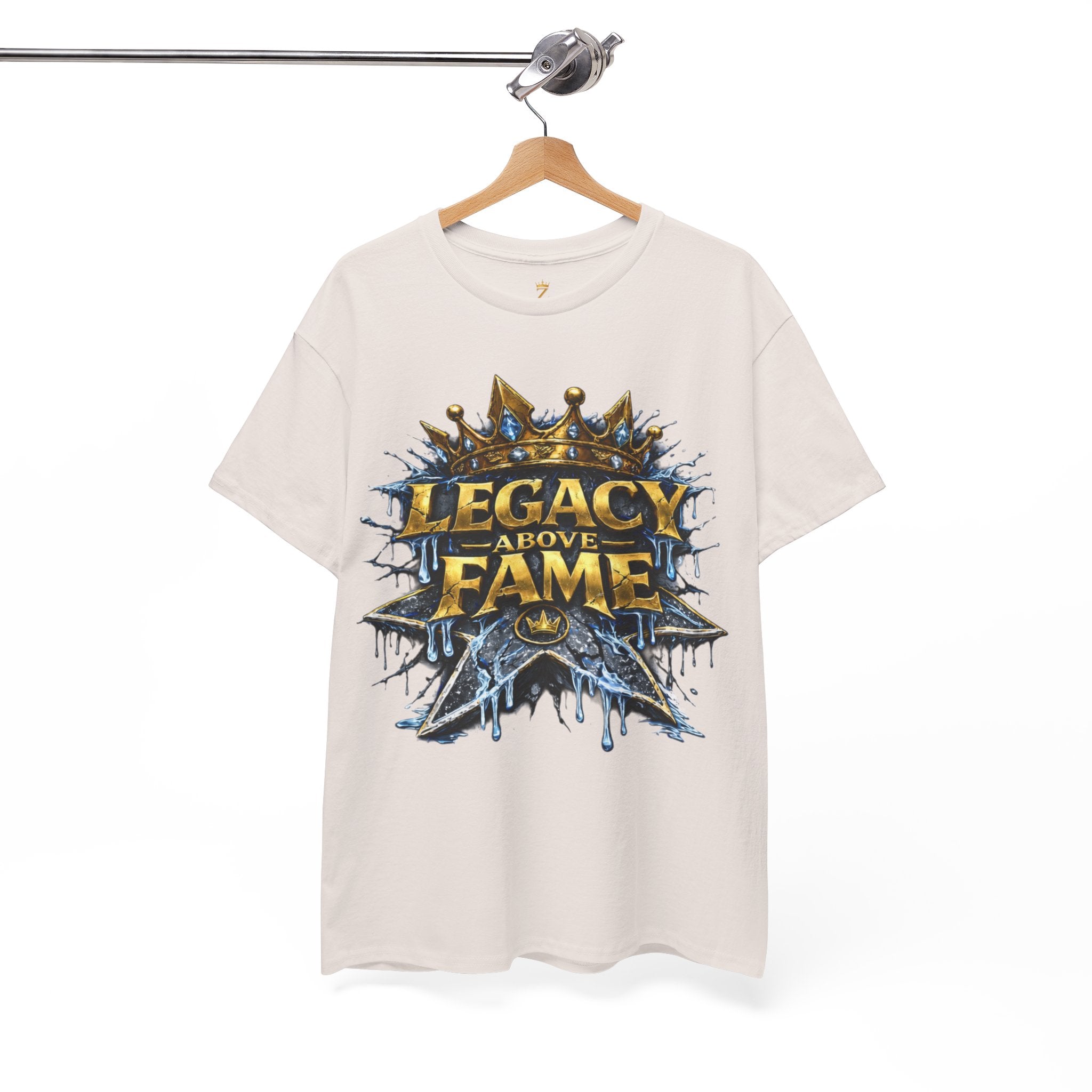 Adult Legacy Above Fame Graphic T-Shirt (Icy Blue Drip) - Zealous For All